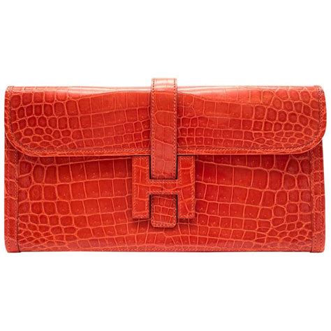 hermes clutch orange|vintage hermes clutch.